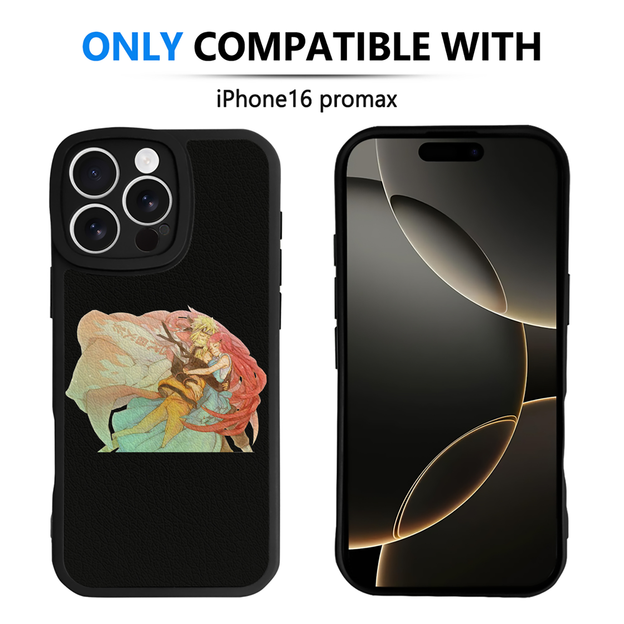 （画像用） NARUTO -ナルト- うずまき ナルト Uzumaki Naruto 【iPhone 16シリーズ対応】シリコンスマホケース（レザー調） 材質：シリコン